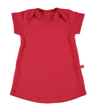 Limo basics Baby summer dress organic cotton red 74-80