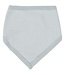 Baby bandana bib grey organic cotton