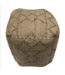 Poef zeegras vierkant naturel-ecru 40x40x40cm
