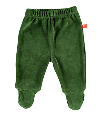 Limo basics Baby pants velour green 50