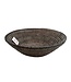 Teranga Wicker bowl - basket black - diameter 42 x height 12 cm