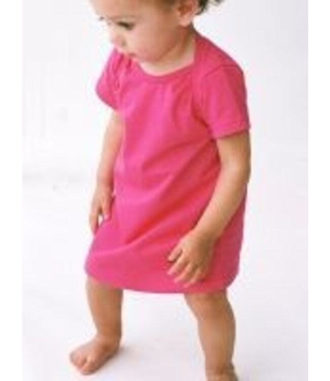 Baby summer dress organic cotton grey fidd sizes