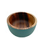Wooden bowl D 11 cm petrol