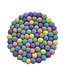 Felt coaster pastel colours -  D20 cm