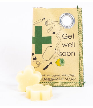 Soap-n-Scent Zeep in tasje - Get well soon