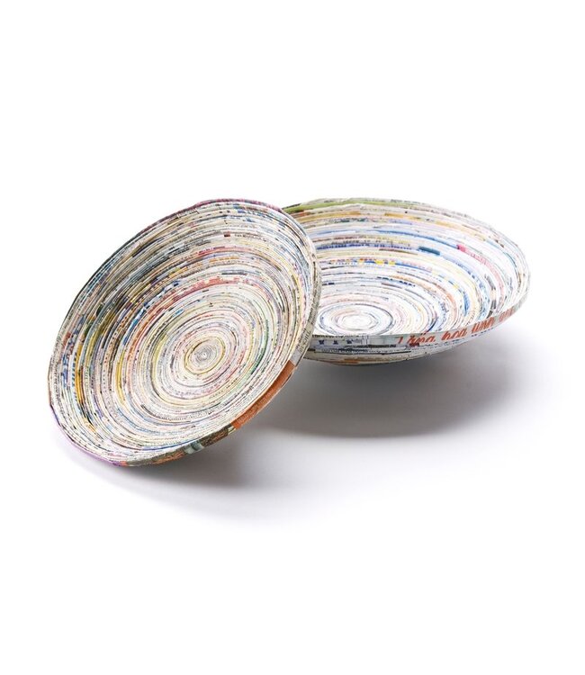 Paper bowl recycled paper 32x8 cm (M)