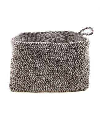 Only Natural Mand vierkant bruingrijs-wit  - 20, 25 of 30 cm