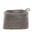 Only Natural Mand vierkant bruingrijs-wit  - 20, 25 of 30 cm