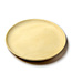 Wooden plate bleached 28 cm flat