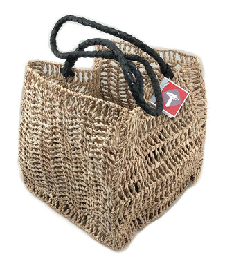 Tahoua Palm leave squared basket palmleave 25 cm
