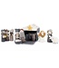 SjaalmetVerhaal Felt nativity set grey-natural 15 cm