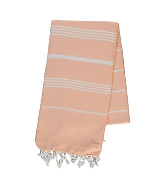 Lalay Hamamdoek multistreep meloen 180x100 cm