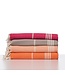 Hamamdoek multistreep meloen 180x100 cm