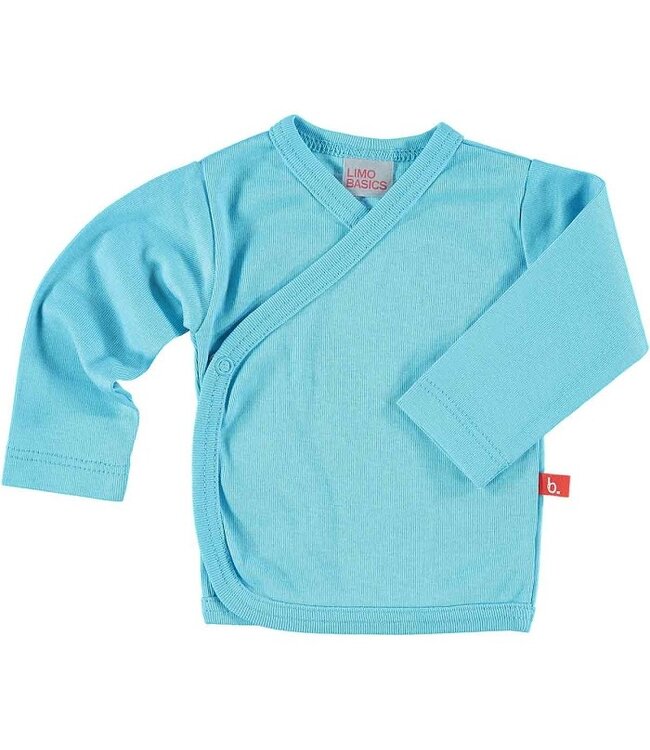 Limobasics pack turquoise mt 56, 62 (trui, broek, slab en muts)