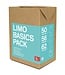 Limo basics Limobasics pack (set shirt, pants, bib and hat) size 62, aqua