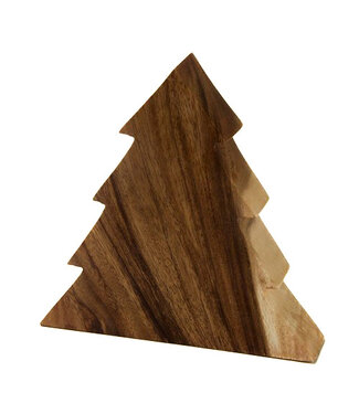 Kinta Houten boom kerstboom - Large 21x19x5cm
