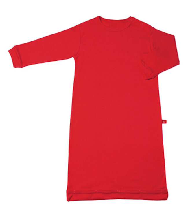 Sleepingbag baby 4-8 months red organic cotton