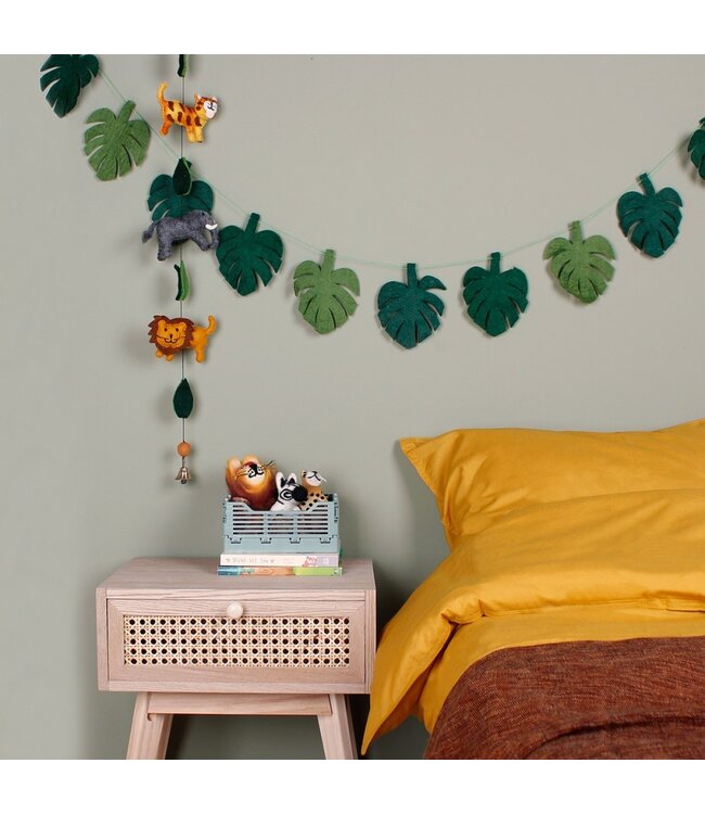 Vilten slinger jungledieren 150 cm