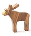 Wooden moose XL - 30x30 cm