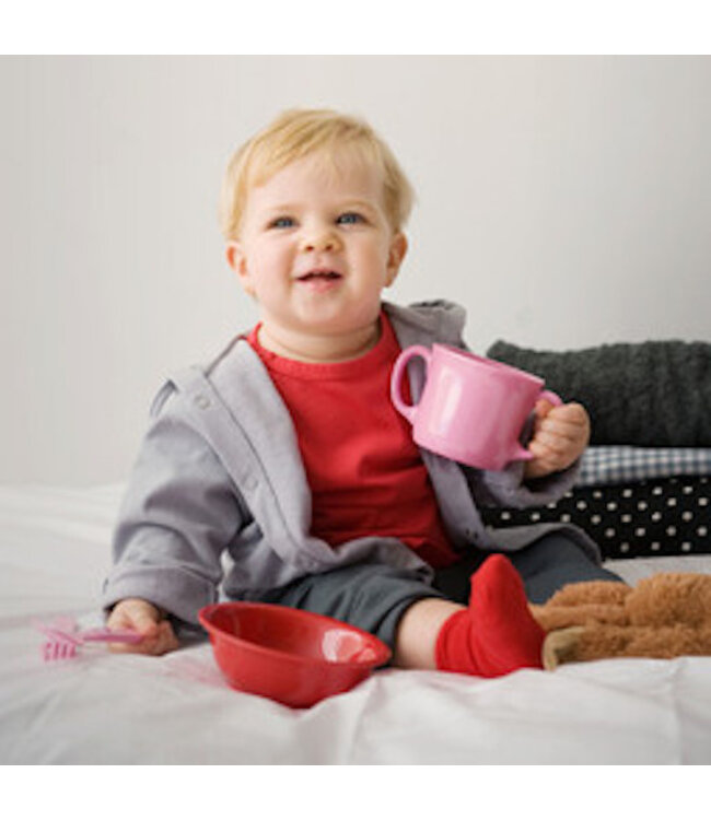 Babysocks 0-3 months fuchsia organic cotton