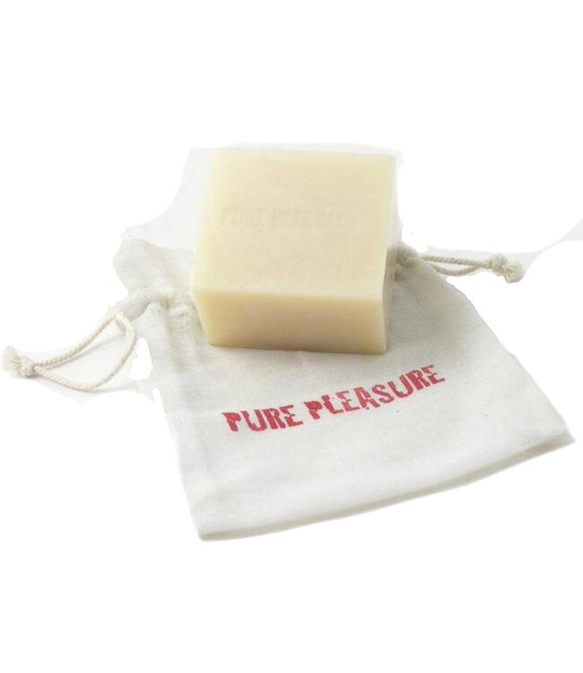 Goat milk soap in bag