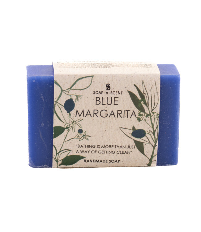 Blokje natuurlijke zeep 100gr  - blue Margarita