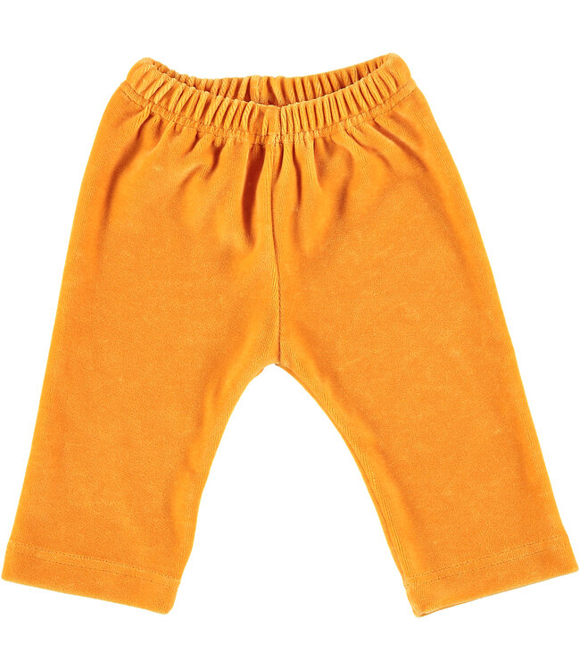 Broek velours oranje 74-80 Limo basics