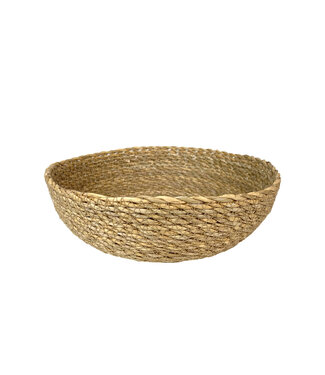 Kanika Round basket hogla D25 x H7 cm