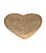 Kanika Heart shape basket hogla 20x20x3cm