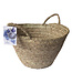 Mono Deco Mand / tas grof palmblad rond D50 x H30 cm