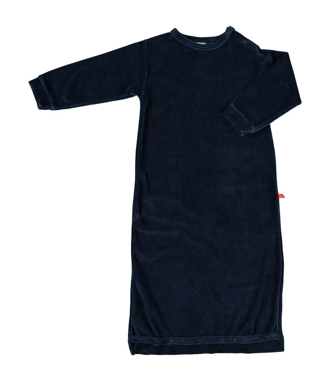 Slaapzak velours 4-8 m donkerblauw Limobasics