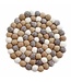 Onderzetter vilt rond New Neutralz grijs-beige-wit D20 cm