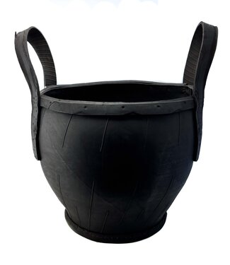 Mono Deco Gerecycled rubberen mand bol - D 40cm x H 40cm
