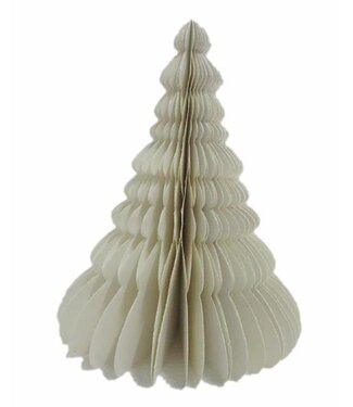 Only Natural Paper christmas tree - 25 cm -white