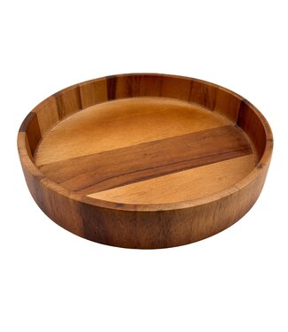Wooden serving tray round 30 x 5 cm