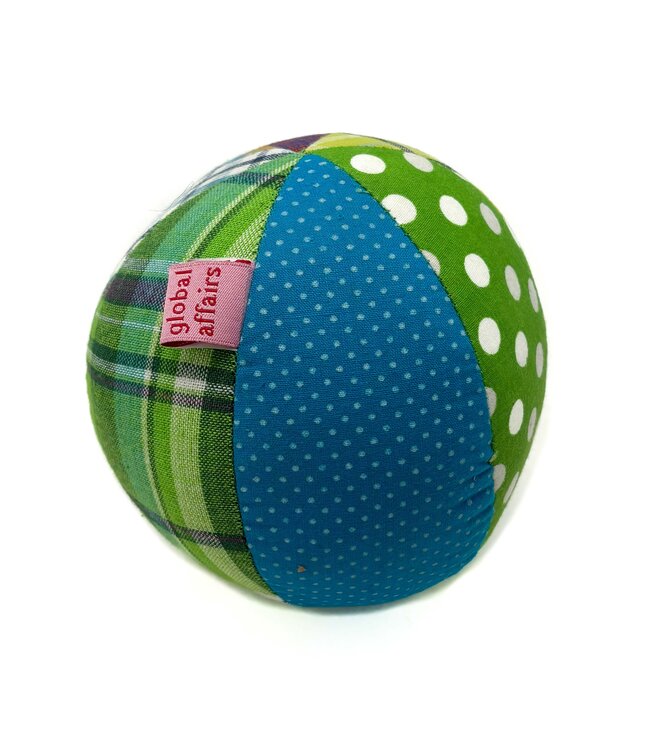 Cotton ball baby blue - green 11 cm