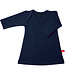 Baby jurkje lange mouw donkerblauw bio sweatstof