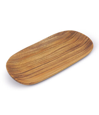 Kinta Oval serving bowl wood ellipse 15x30 cm