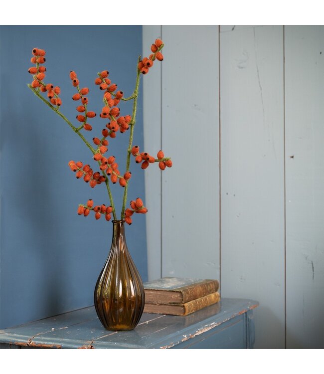 Felt rosehip - length 50cm