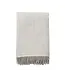 Klippan Plaid Carl - ecru eco melange wol 200x130 cm