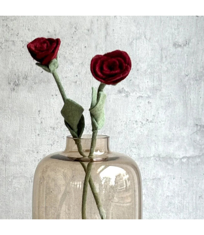 Felt Rose - 45 cm
