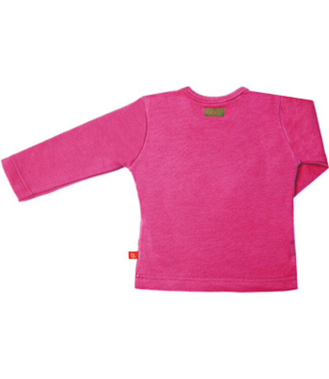 Sweatshirt fuchsia 62-68 biologisch