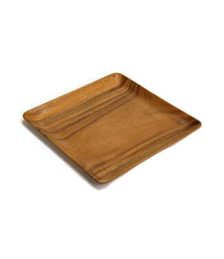 Kinta Wooden square plate 30x30 cm