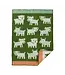 Klippan Crib blanket Voff green - eco wool 90x65cm