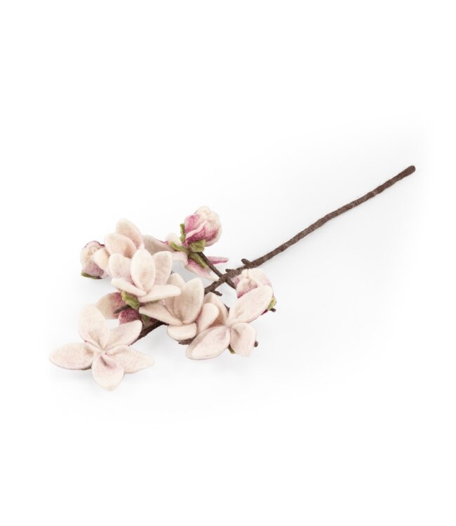 Felt twig - Magnolia - length 50 cm