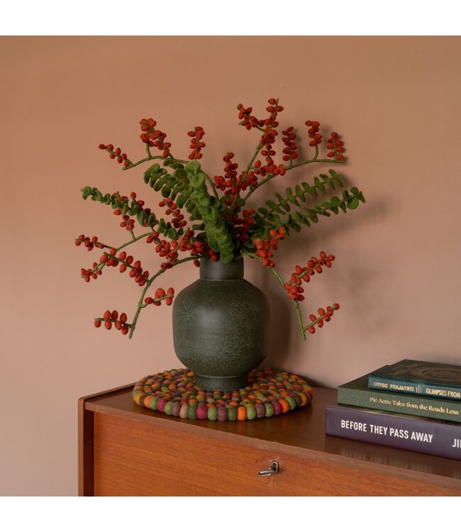 Felt rosehip - length 50cm