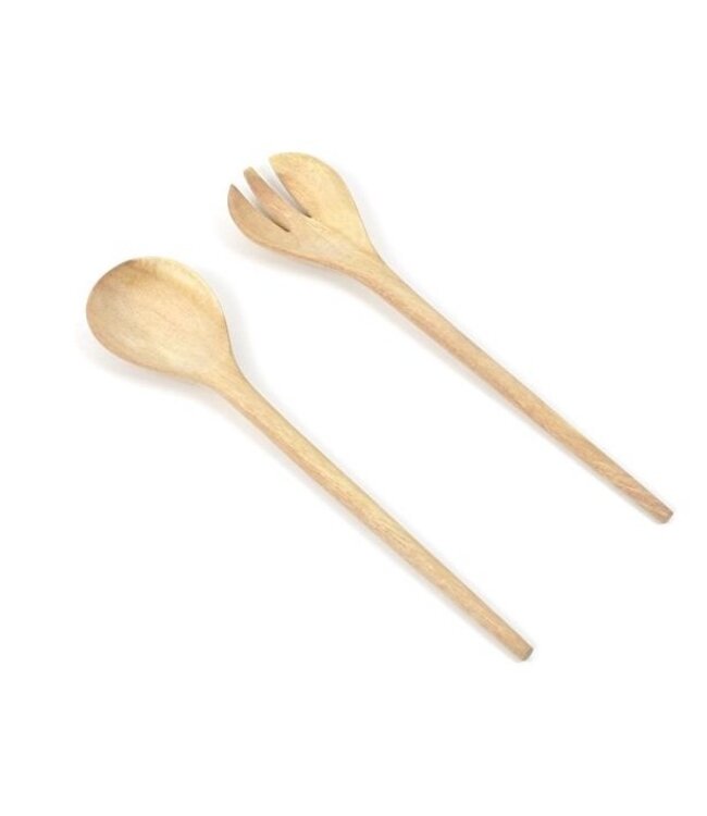 Houten slabestek gebleekt 28 cm