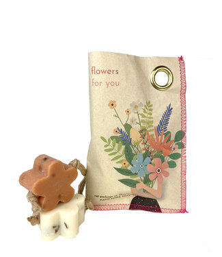Soap-n-Scent Zeep in tasje - Bloemen