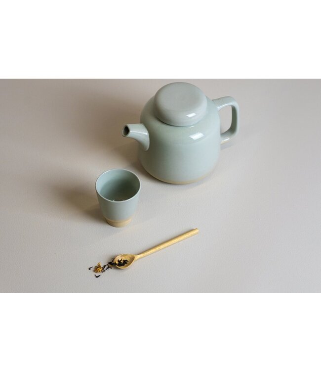 Theelepels (set van 6) gmelinahout 15cm