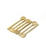 Kinta Theelepels (set van 6) gmelinahout 15cm